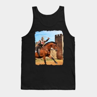 Knights Templar Oil Painting Tank Top